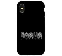 Focus Concentré Flou Coque pour iPhone X/XS