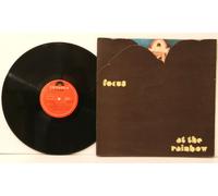 FOCUS - FOCUS, at the rainbow. GIMMICK OPENING SLEEVE. Top copy. Very rare.First UK pressing. 1973. Record label: Polydor