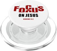 Focus on Jesus - Christian Faith Inspirational Reminder PopSockets PopGrip pour MagSafe