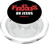Focus on Jesus - Christian Faith Inspirational Reminder PopSockets PopGrip pour MagSafe