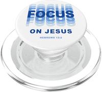 Focus on Jesus - Christian Faith Inspirational Reminder PopSockets PopGrip pour MagSafe