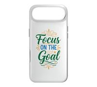 Focus on The Goal, Inspirational Motivation Typography Coque pour iPhone Air