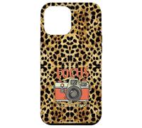 Focus on The Good Appareil Photo Vintage avec Citation Positive Motif léopard Coque pour iPhone 12 Pro Max