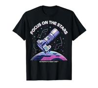 Focus on The Stars Caméra d'astrophotographie Ciel Nocturne Hobby T-Shirt Graphique avec Valeur