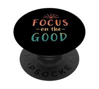 Focus rétro sur Les Bonnes Ondes positives PopSockets PopGrip Adhésif