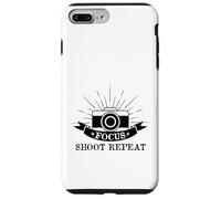 Focus Shoot Repeat Photography Camera Enthusiast Funny Click Coque pour iPhone 7 Plus/8 Plus