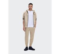 Focus Tech Zip Hoodie Beige Desert S