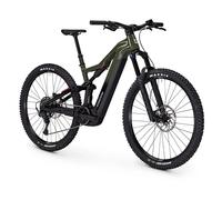 Vtt electrique tout suspendu focus thron 6 7 shimano 10v 600wh bosch 100nm 29 vert noir 2025