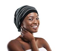 FocusCare - Bonnet de Nuit réglable, élastique et Ajustable, pour Femme aux Cheveux bouclés