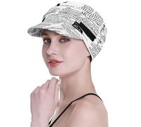 FocusCare bonnets souples, turbans/casquettes type baseball en bambou pour chimiothérapie, pour femmes, Noir - S, taille unique