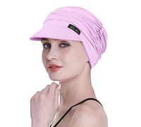 FocusCare bonnets souples, turbans/casquettes type baseball en bambou pour chimiothérapie, pour femmes, taille unique