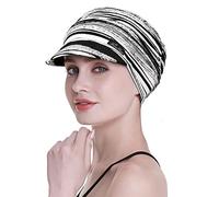 FocusCare Casquette Gavroche pour Femmes De Chemo en Coton Chapeaux De Cowboy Bonnet Seau pour Perte De Cheveux