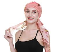 FocusCare Headwraps Coiffure Style Chimio Dons médicaux d'alopécie Femmes,Pêche,Taille unique