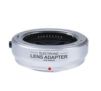FocusFoto Bague d'adaptation AF électronique pour objectif 4/3 sur Olympus PEN Panas0nic Lumix Micro Four Thirds (MFT, M4/3) Montage sans miroir sur boîtier DMW-MA1 MMF-1 MMF-2 MMF-3 (Argent)