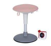 FOCUSI Tabouret oscillant réglable pour enfants âgés de 7 à 12 ans ; tabourets flexibles pour salle de classe ; siège ergonomique pivotant ; mouvement à 360 degrés ; minuterie visuelle rechargeable en