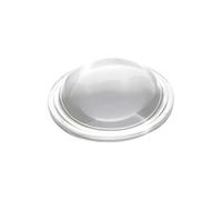 Focusing Glass Lens - Verres optiques résistants aux températures avec plus de 97 % de transmission lumineuse, LED Convex Glass Lens | Ground Edged Physical Experiment Lens for Classrooms, Labs