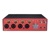Interface audio USB haut de gamme Focusrite Clarett+ 4Pre pour les créateurs - enregistrements de haute qualité : quatre préamplis à faibles niveaux de bruit et de distorsion pour un son époustouflant
