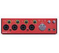 Interface audio USB haut de gamme Focusrite Clarett+ 4Pre pour les créateurs - enregistrements de haute qualité : quatre préamplis à faibles niveaux de bruit et de distorsion pour un son époustouflant