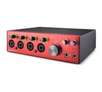 Interface audio USB haut de gamme Focusrite Clarett+ 4Pre pour les créateurs - enregistrements de haute qualité : quatre préamplis à faibles niveaux de bruit et de distorsion pour un son époustouflant