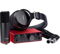 Focusrite Interface audio USB Scarlett Solo Studio 4th Gen – Microphone à condensateur et casque