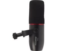 Microphone DM14 V, Microphone Dynamique de Qualité pour Podcasters, Pare-Vent Intégré et Support Antichoc, Câble XLR Inclus