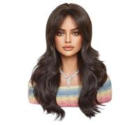 Fode naturelle bouclée belle perruque, perruques blondes pour femmes,Perruques de style long naturel - COSPlay de 20 pouces Cheveux synthétiques pour les mariages à usages quotidiens
