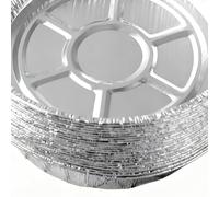 Fodera Per Cestello Friggitrice Ad Aria - 50 Pezzi Inserti Di Carta Alluminio - Rivestiment Tondo Anti-adhésif Per Cestello Della Friggitrice Ad Aria | Per Micro-onde Tostapane Viande