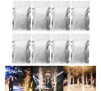 FODEXAZY 200g Stage Effect Machine Powder, Stage Equipment machine Spéciale Granulé Métal poudre Effet Hauteur 3-16 Pieds Fête de Mariage DJ Disco Stage Concert TV Show, 8 PCS