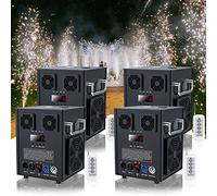 FODEXAZY Nouvelle Version 1000W Machines à Pyrotechniques, étincelle Froide de Scène Spark Machine avec Télécommande Party Halloween Mariage Concert 4PCS