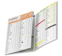 Fodlist Carte avec aliments pour diabétiques, idéale pour liste de courses, contrôler la glycémie, avec indications calories, glucides et indice glycémique, plastifiée (français non garanti)