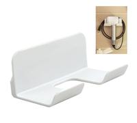 Fodlon Support pour sèche-Cheveux sans perçage, Support Mural Pratique pour sèche-Cheveux, Support pour sèche-Cheveux pour Salle de Bains - Support Universel pour la Plupart des sèche-Cheveux