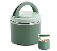 Fodlon Thermos Alimentaire d'1 Litre - Récipient Isolant avec Poignée, Conteneur pour les Repas en Déplacement