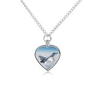 FodPand Collier commémoratif pour cendres d'animaux de compagnie - Étanche - Bijou funéraire pour homme et femme - Pendentif urne réglable avec kit de remplissage - Cadeau souvenir pour la perte de