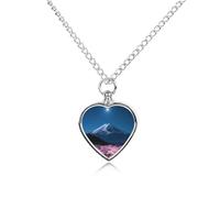 FodPand Collier commémoratif Sakura pour cendres d'animal domestique étanche pour homme et femme - Pendentif urne réglable avec kit de remplissage - Cadeau souvenir pour la perte de chien et chat