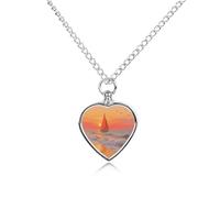 FodPand Collier funéraire imperméable pour animal de compagnie avec pendentif urne réglable avec kit de remplissage, cadeau souvenir pour la perte de chien et chat