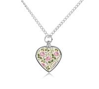 FodPand Collier urne funéraire personnalisable avec kit de remplissage, chaîne réglable de 70,1 cm, bijou funéraire, pendentif en forme de cœur pour chiens et chats bien-aimés