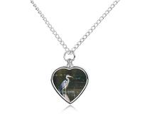 FodPand Collier urne funéraire personnalisable avec kit de remplissage - Chaîne réglable de 70,1 cm - Pendentif funéraire en forme de cœur pour chiens et chats