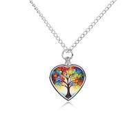 FodPand Collier urne personnalisable pour cendres en acier titane avec entonnoir - Cadeau souvenir - Pendentif photo personnalisé pour chiens, chats, proches