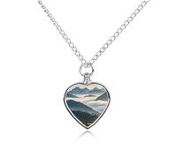 FodPand Collier urne personnalisé pour cendres d'animaux de compagnie en acier titane avec kit entonnoir, cadeau souvenir, pendentif photo personnalisé pour chiens, chats, proches