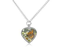 FodPand Collier urne personnalisé pour cendres d'animaux de compagnie en acier titane avec kit entonnoir - Cadeau souvenir - Pendentif photo personnalisé pour chiens, chats et proches