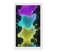 FodPand Diamonds Kit de peinture diamant Color Splash pour adultes et débutants 30,5 x 50,8 cm avec outils de bricolage carrés 5D diamants pois artisanat peinture gemme art peinture par Diamonds pour