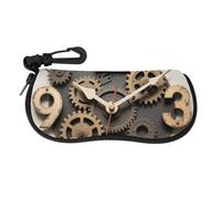 FodPand Étui étanche en néoprène pour lunettes de soleil avec clip de ceinture et mousqueton léger - Housse de protection souple pour la lecture, la conduite, les lunettes d'ordinateur