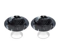 FodPand Lot de 2 boutons d'armoire de 2,8 cm à trou unique - Poignées décoratives pour commode, cuisine, salle de bain, armoire, meuble, placard