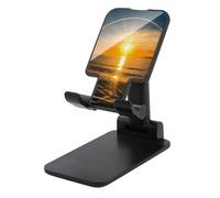 FodPand Sunrise Horizon Support de téléphone portable réglable pour bureau Support universel mains libres pour téléphone portable en avion Compatible avec 4 à 8 smartphones et tablettes Noir
