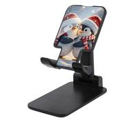 FodPand Support de téléphone portable réglable en forme de pingouins pour bureau, support universel mains libres pour téléphone portable en avion, accessoires de voyage, compatible avec 4 à 8