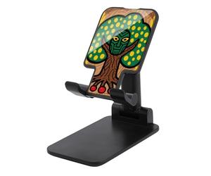 FodPand Support de téléphone portable réglable Tree Spirit Totem pour bureau - Support universel mains libres pour téléphone portable - Pour avion, voyage, essentiel - Compatible avec 4 à 8