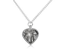 FodPand The Oak Tree Collier commémoratif pour cendres de chien et chat - Étanche - Pendentif urne réglable avec kit de remplissage - Cadeau souvenir pour la perte d'un chien ou d'un chat