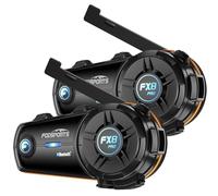 Fodsports FX8 Pro Intercom Moto Audio Multitâche Jusqu'à 10 Motards