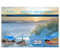 Föhr, c'est le paradis. aime dans une île, Version française (Calendrier mural 2026 DIN A4 portrait), Calendrier CALVENDO mensuel