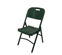FOELANNE Chaise de Bureau Pliable et Portable, Chaise Pliante 4 pièces Multicolore conférence Formation Loisirs de Plein air(Dark Green)